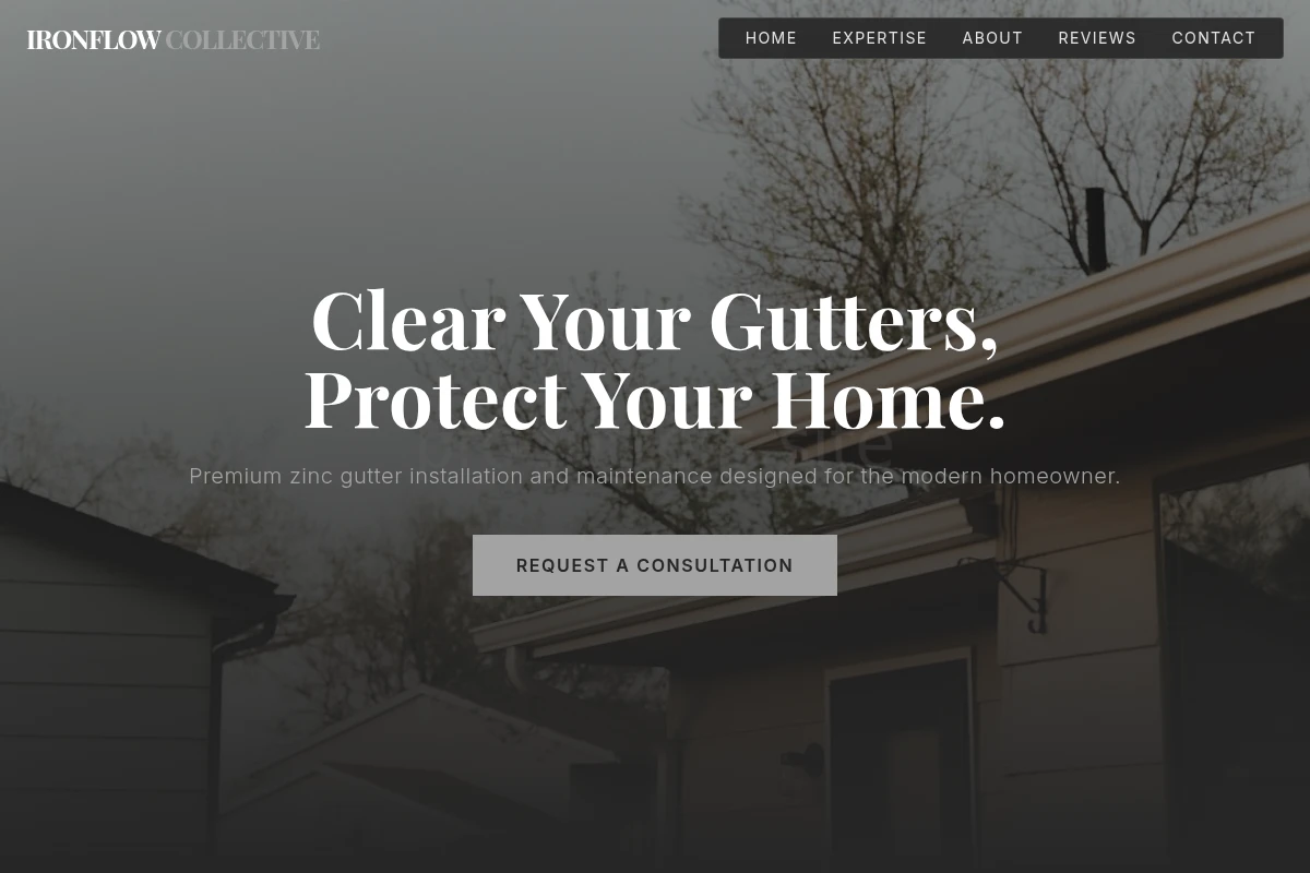 Zinc Gutter