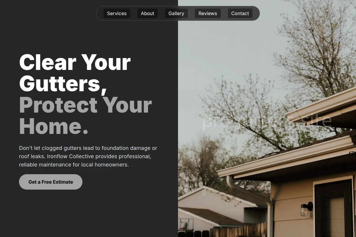 Maintenance Gutter