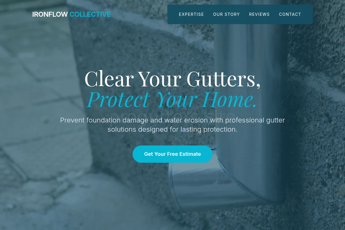 Overhang Gutter