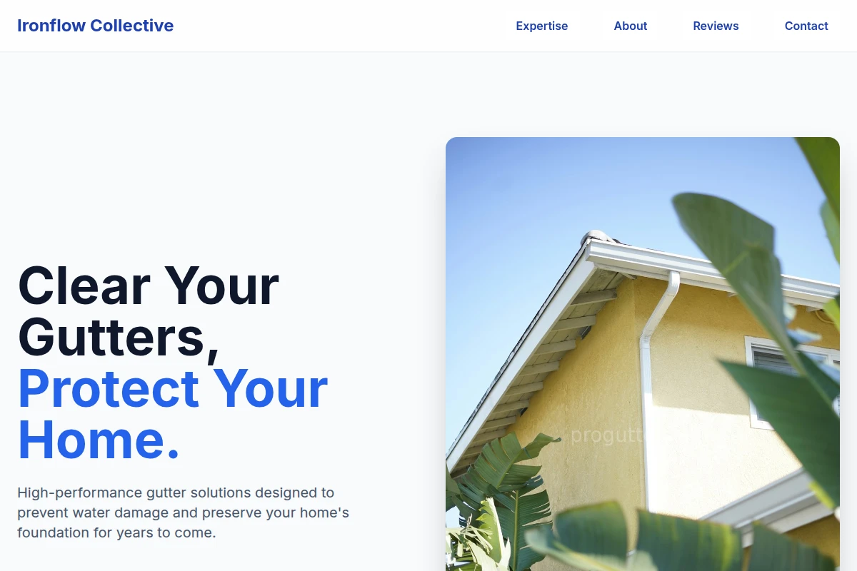 Overhang Gutter