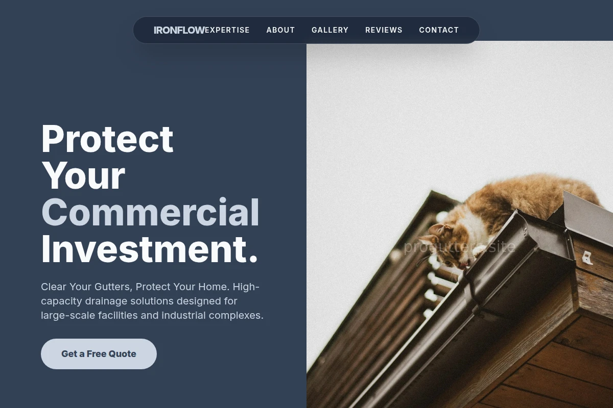 Commercial Gutter