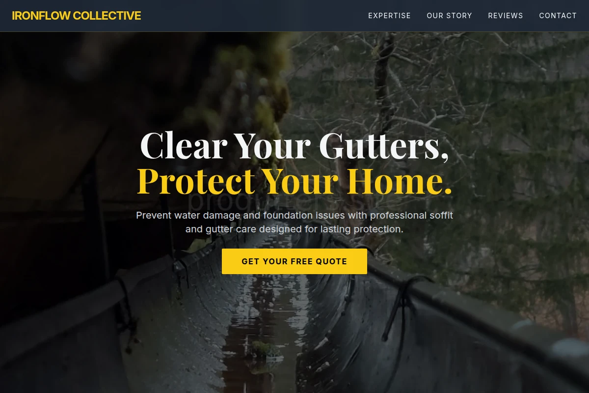 Soffit Gutter Cleaning