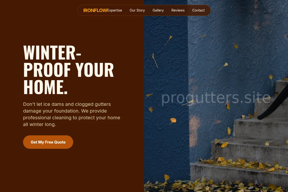 Winter-ready Gutter Cleaning
