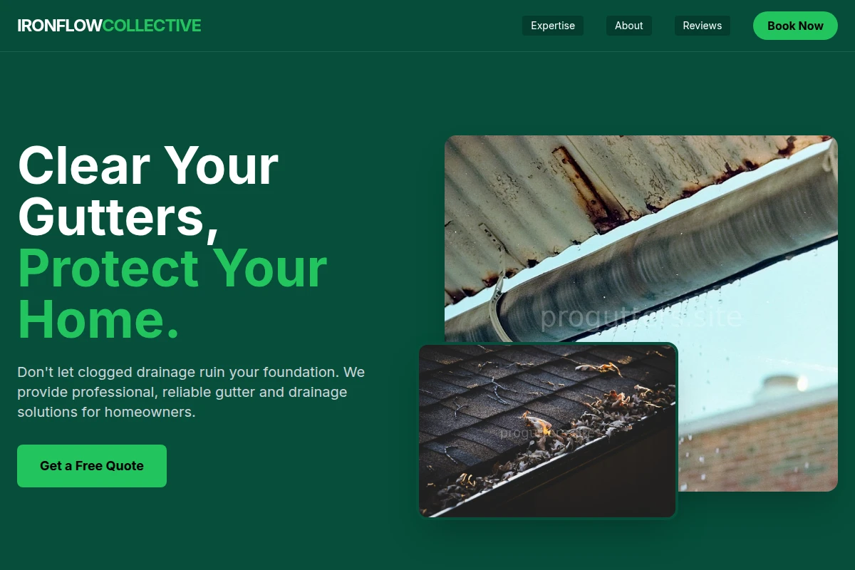 Drainage Gutter Cleaning