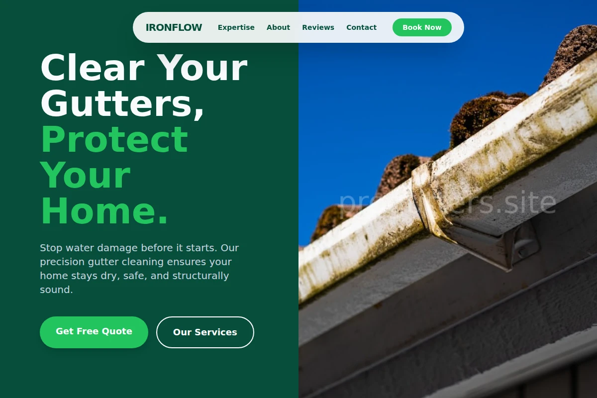 Flow-rate Gutter Cleaning