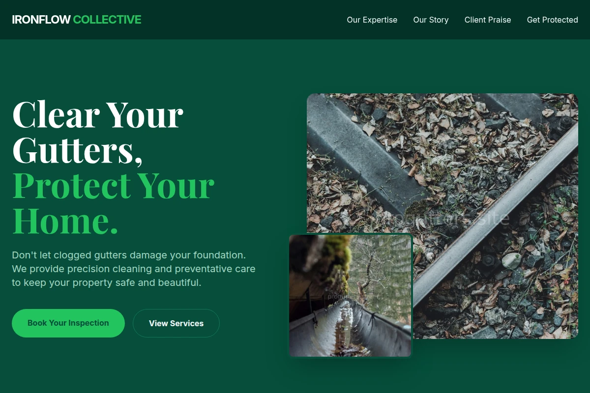 High-flow Gutter Cleaning