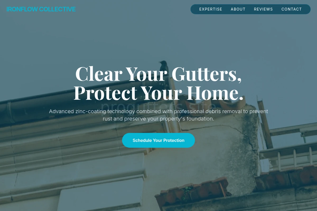 Zinc-coating Gutter Cleaning
