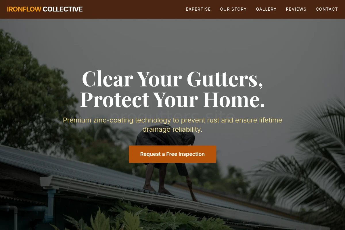 Zinc-coating Gutter Cleaning
