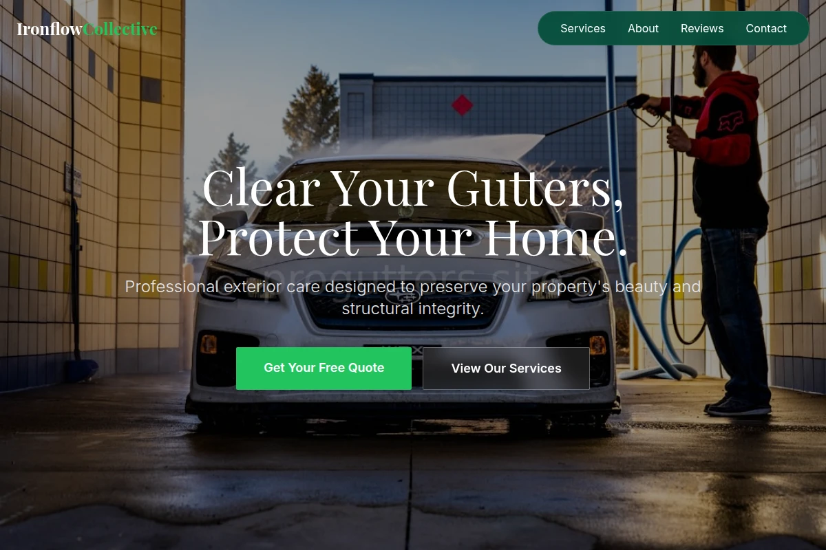 Soffit Pressure Washing
