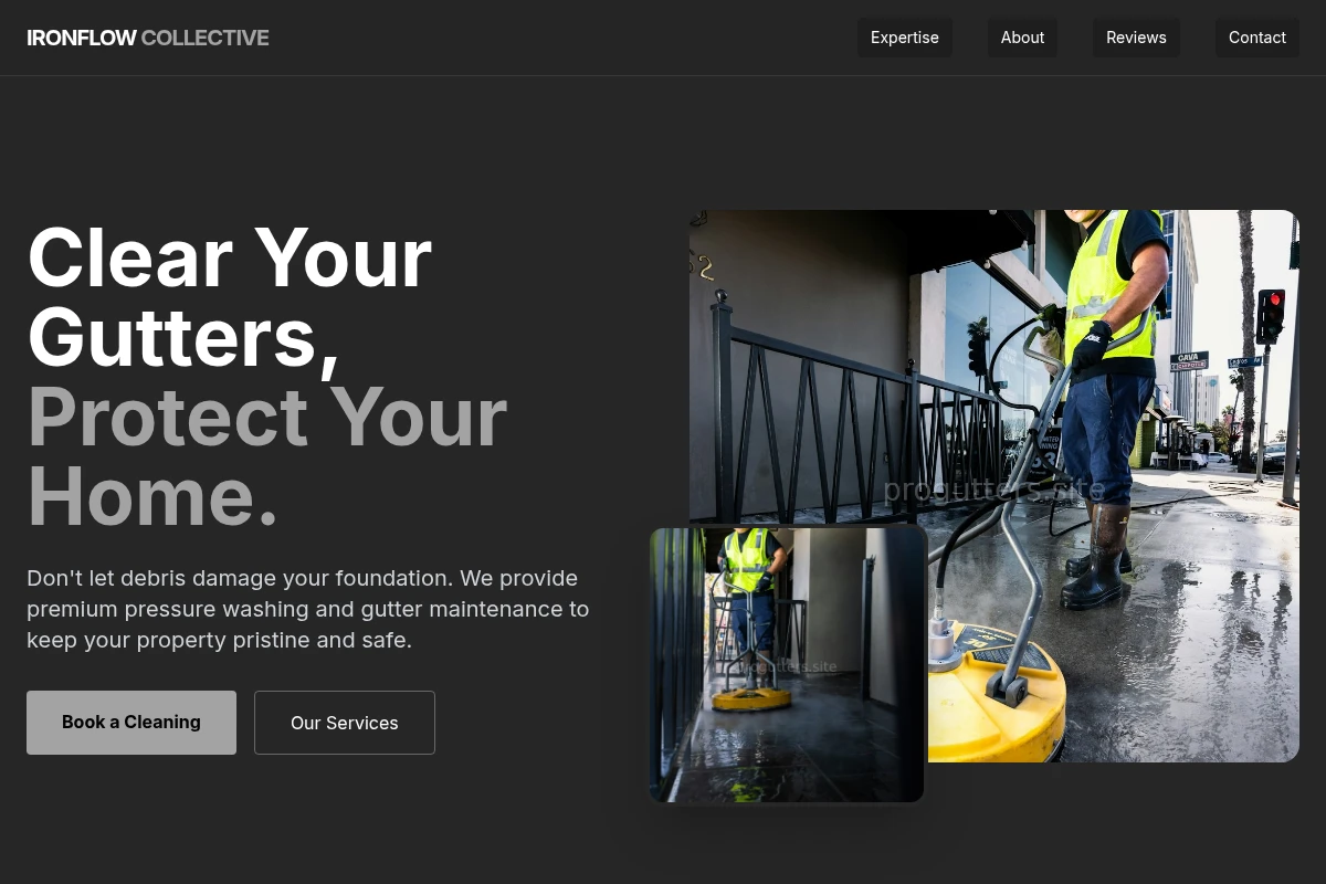 Zinc Pressure Washing